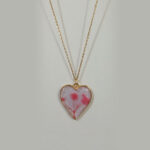 Heart Shape Floral Pendant