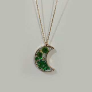 Beautiful Moon Floral Pendant