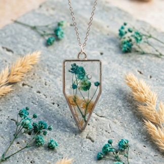 Silver Floral Pendant