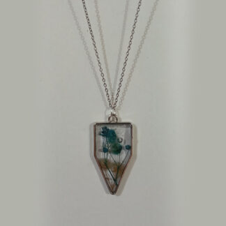 Silver Floral Pendant