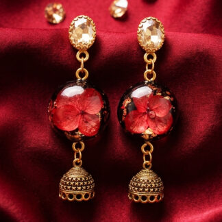 Black Resin Jhumka